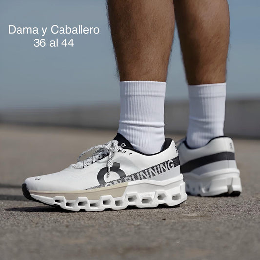 TENIS ON MONSTERSCLOUD BLANCO/GRIS