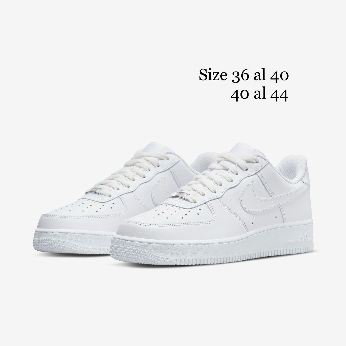 TENIS NIKE AIR FOR ONE BLANCOS