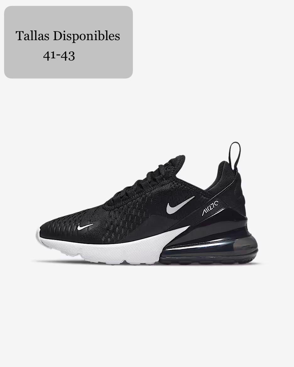 TENIS NIKE AIR MAX 270 NEGRO/BLANCO