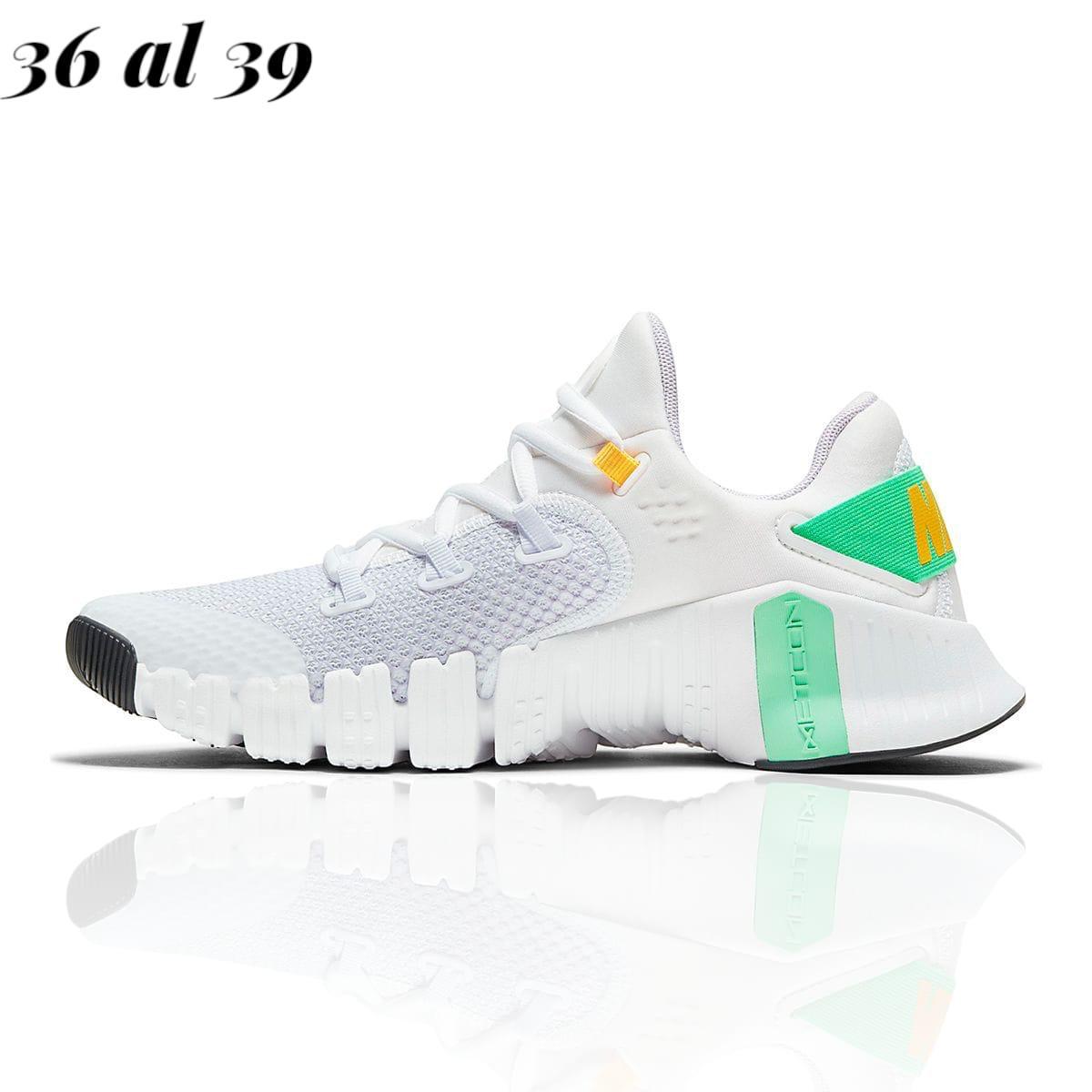 NIKE METCON BLANCO/VERDE CLARO