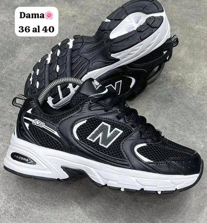 TENIS NEW BALANCE 530 NEGRO/BLANCOS