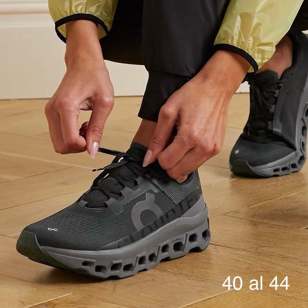 TENIS ON MONSTERSCLOUD NEGRO