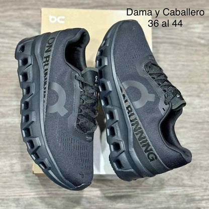 TENIS ON MONSTERSCLOUD NEGRO