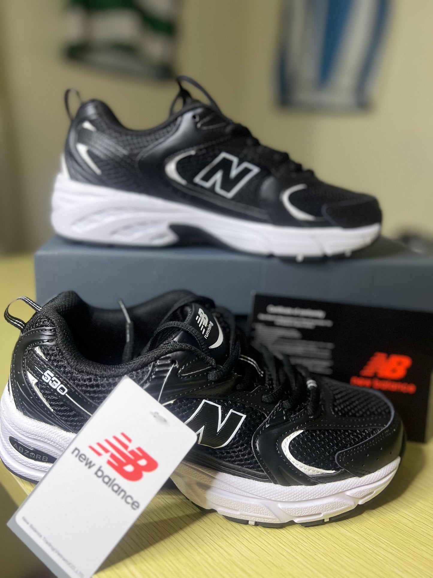 TENIS NEW BALANCE NEGRO/BLANCO