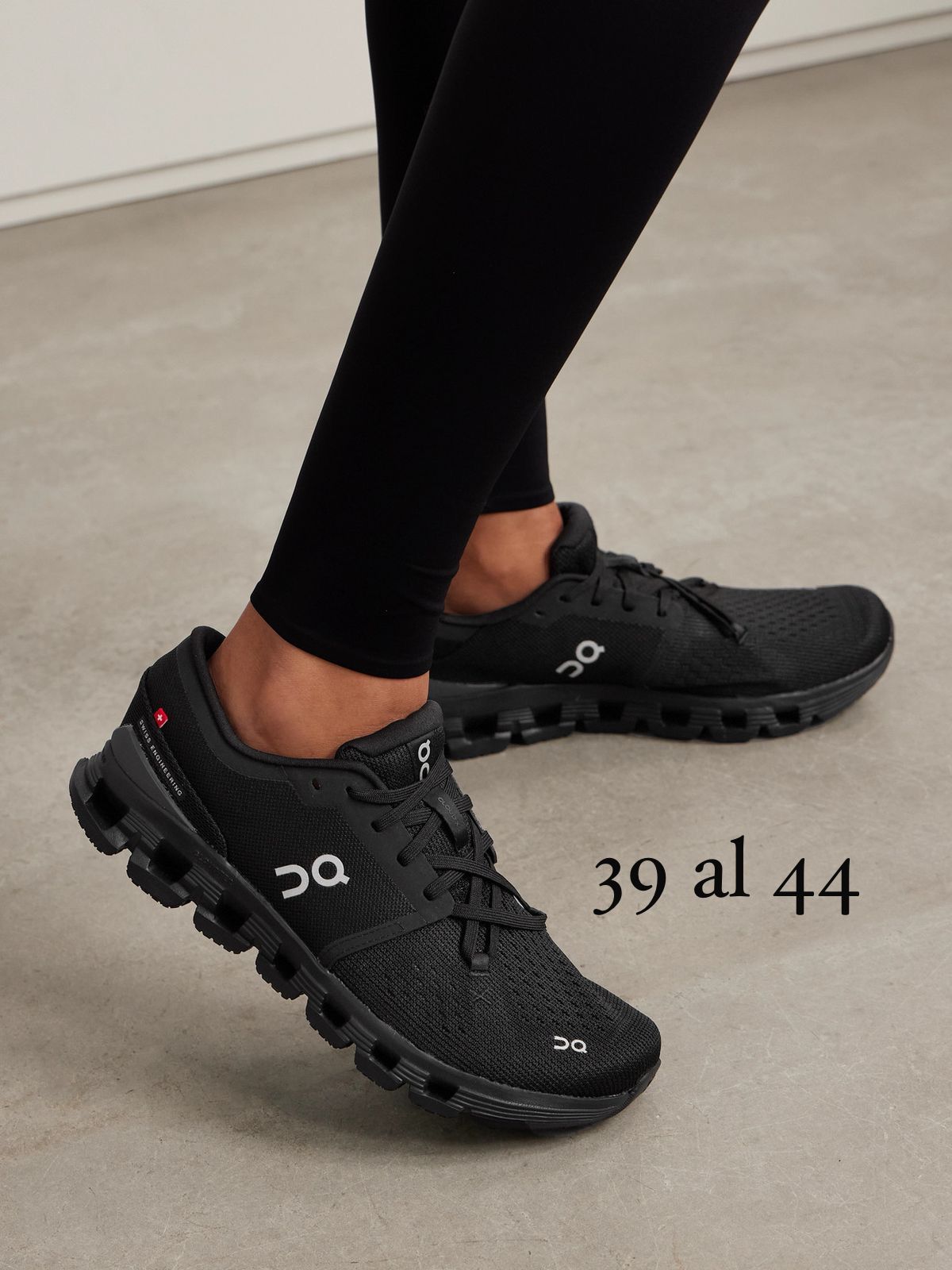 TENIS ON CLOUD 4X NEGROS