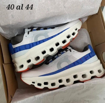 TENIS ON MONSTERSCLOUD BLANCO/AZUL