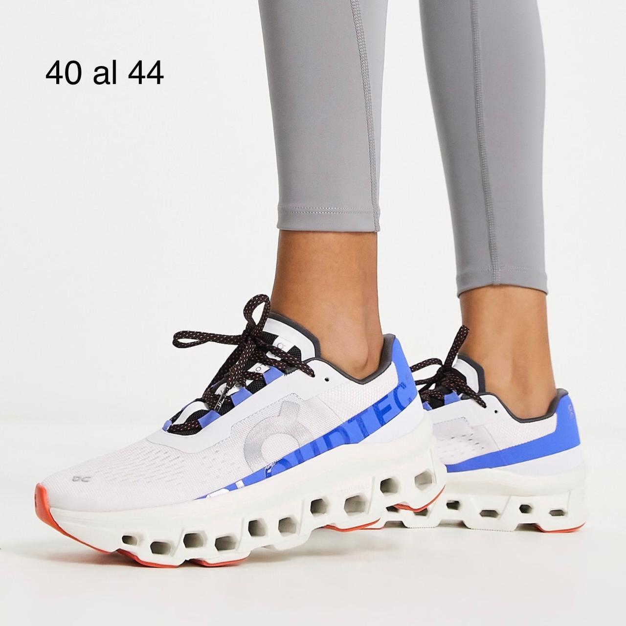 TENIS ON MONSTERSCLOUD BLANCO/AZUL