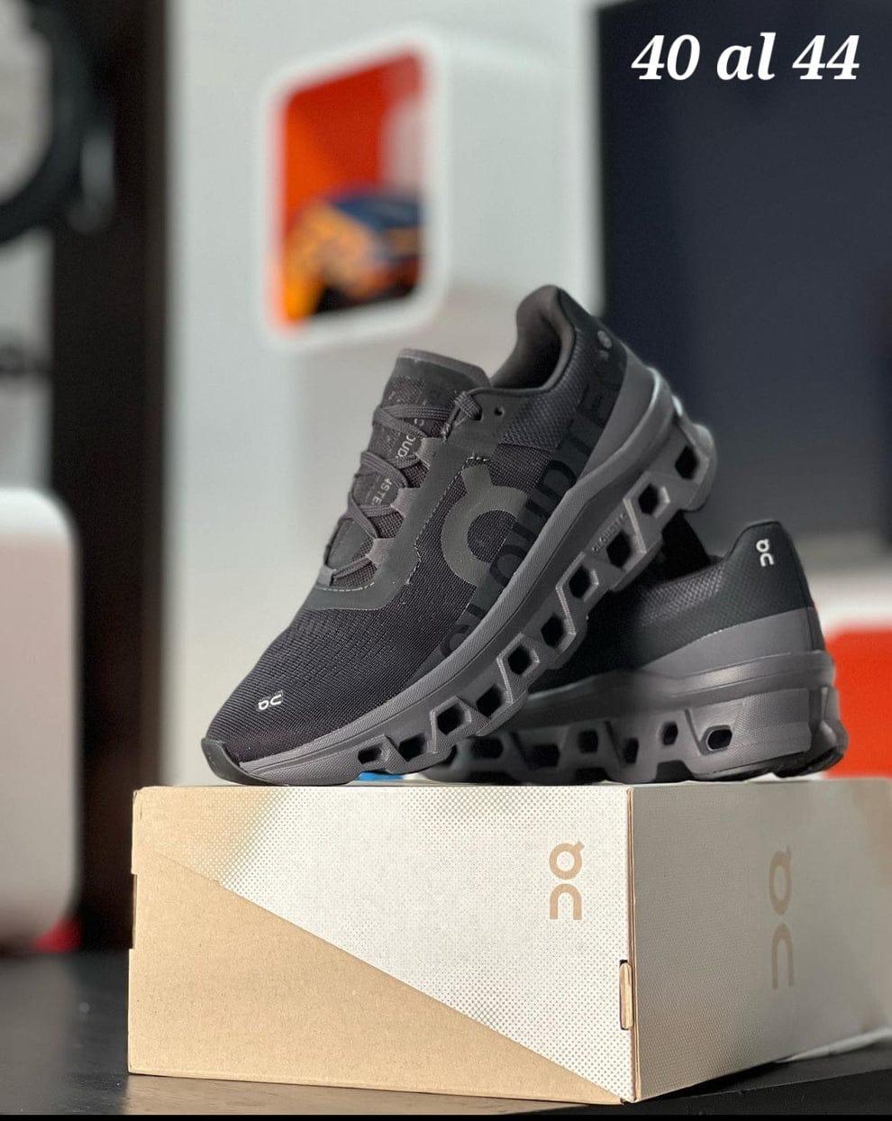 TENIS ON MONSTERSCLOUD NEGRO