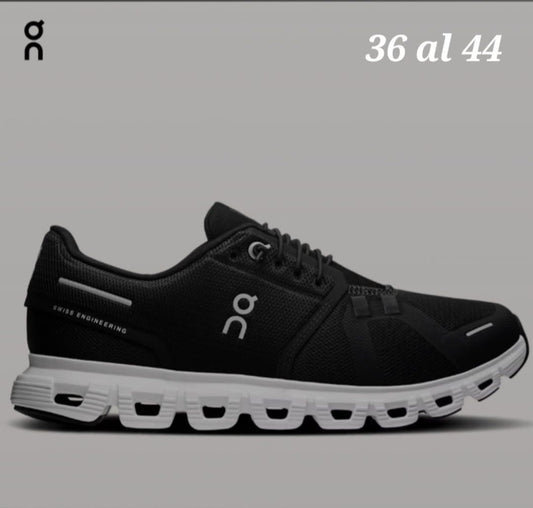 TENIS ON CLOUD 4X NEGROS/BLANCOS