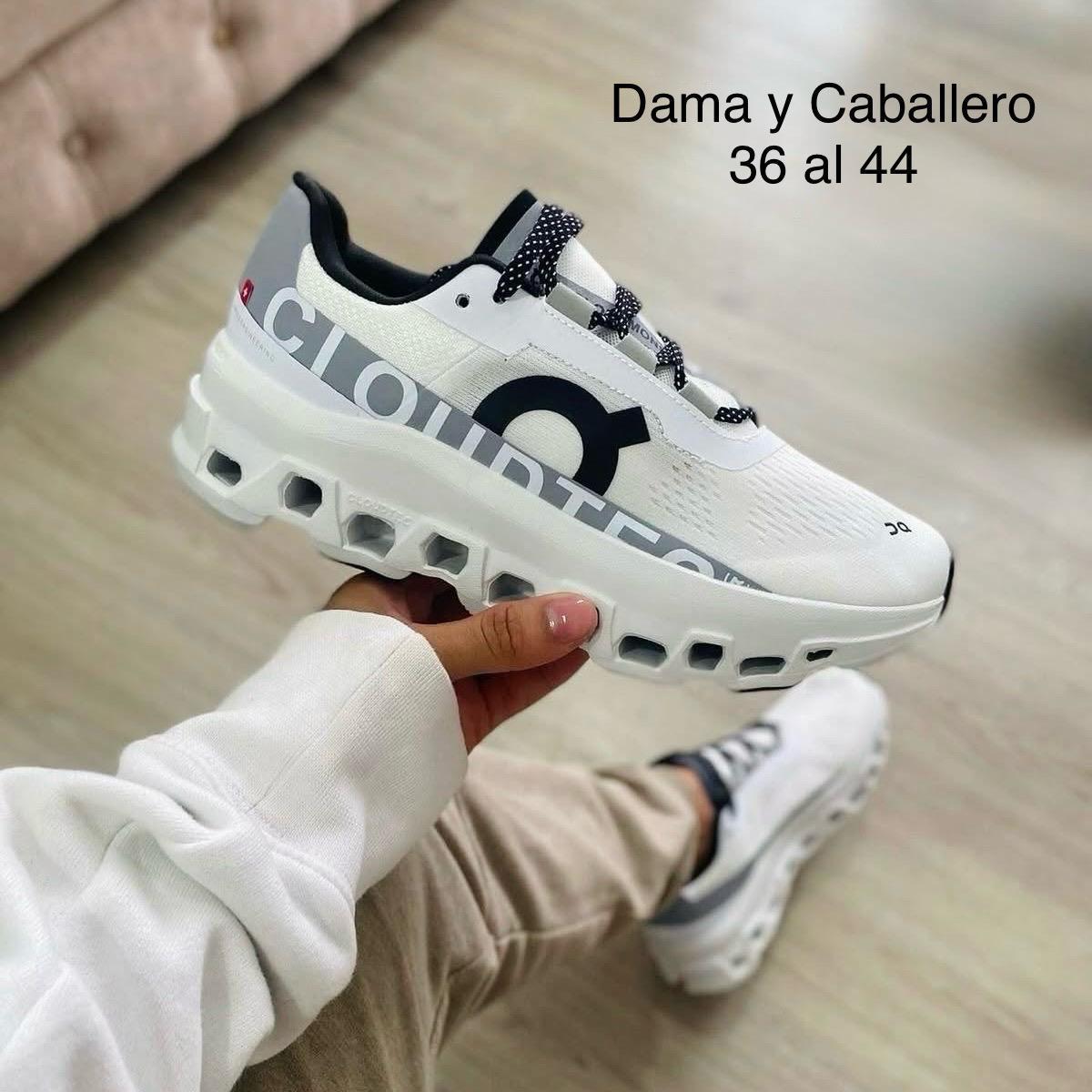 TENIS ON MONSTERSCLOUD BLANCO/GRIS